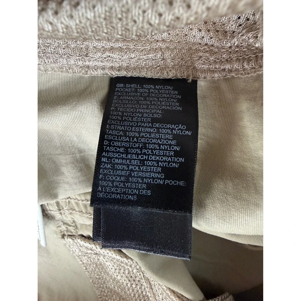 The North Face‎ Hiking Pants Mens 38 Tan Nylon Zipper Leg Outdoor Trekking